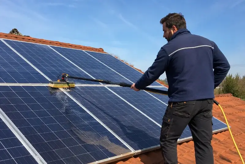 Nettoyage et entretien de panneaux solaires à Montclar-sur-Gervanne